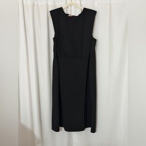 Donna Morgan Classic Black Midi Dress